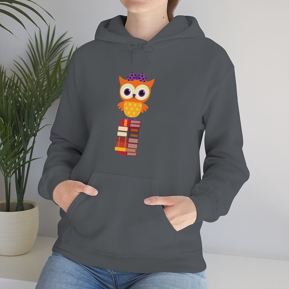 Thumbnail: Owl design #2: Unisex Heavy Blend™ Hooded Sweatshirt