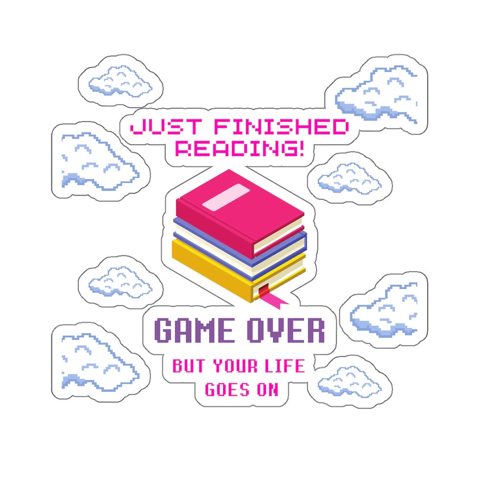Thumbnail: Book Over But Life Goes On: Die-Cut Stickers