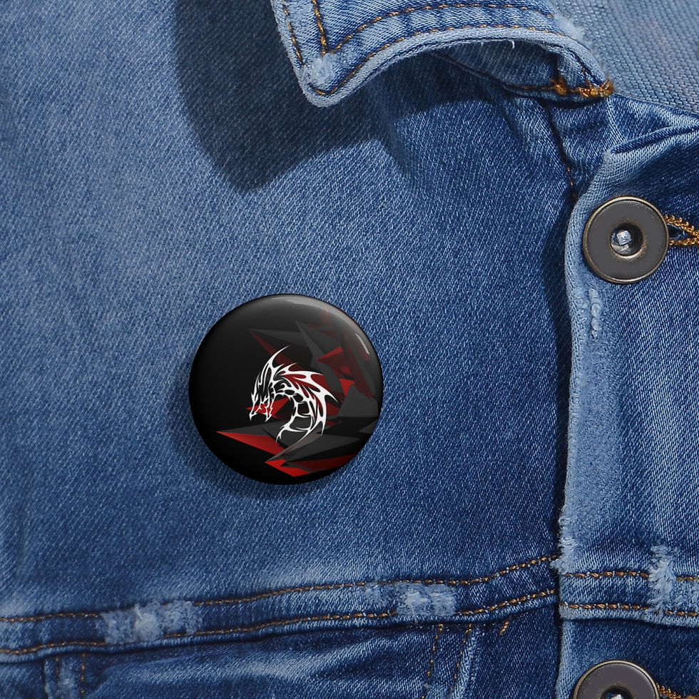 Thumbnail: Red Dragon Custom Pin Buttons