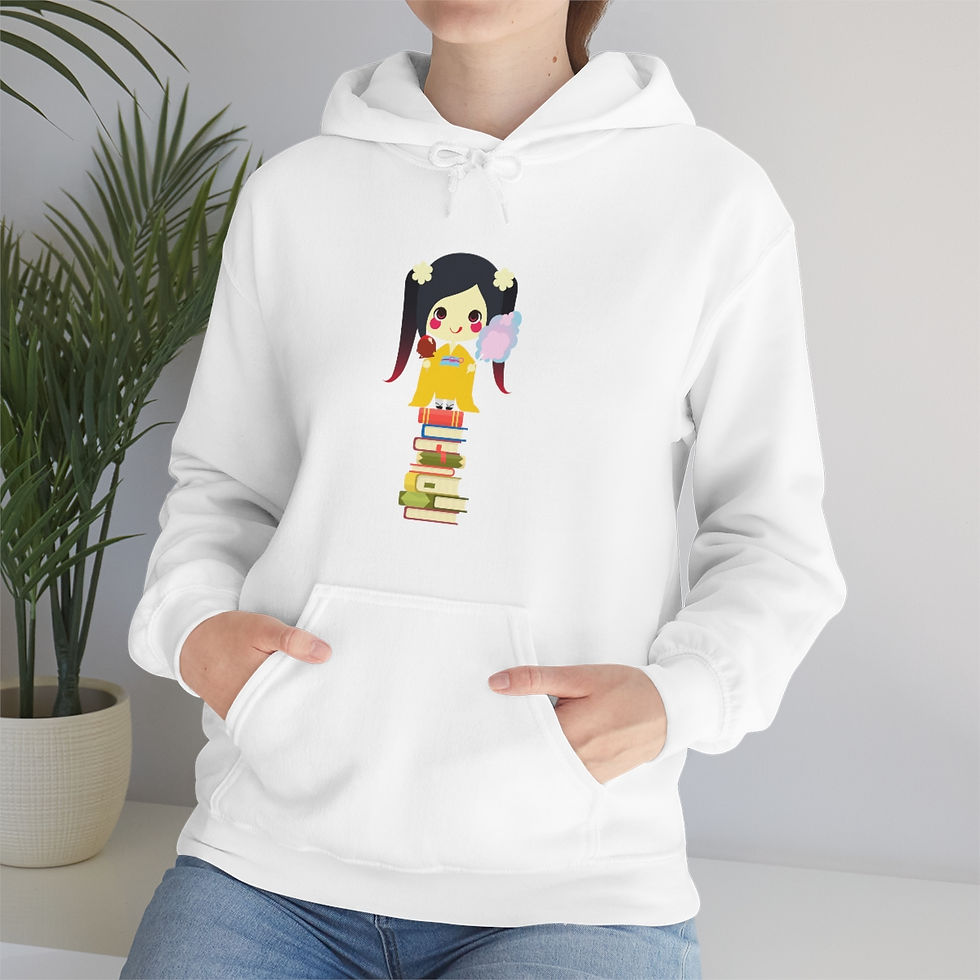 Thumbnail: Book Doll #1: Unisex Heavy Blend™ Hooded Sweatshirt