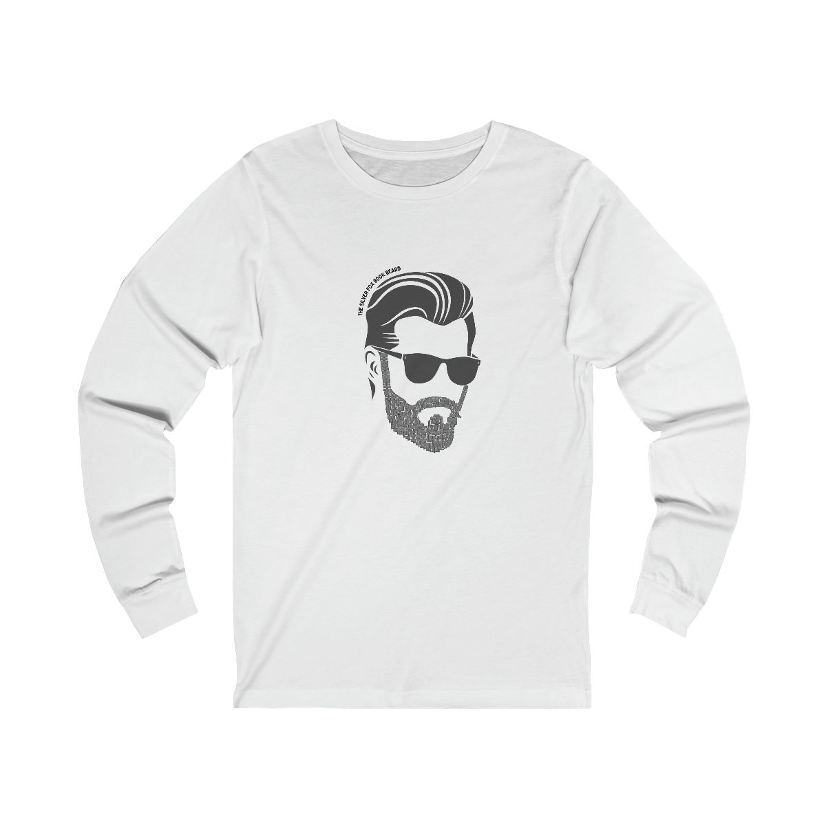 Book Beard #3 long sleeve tee
