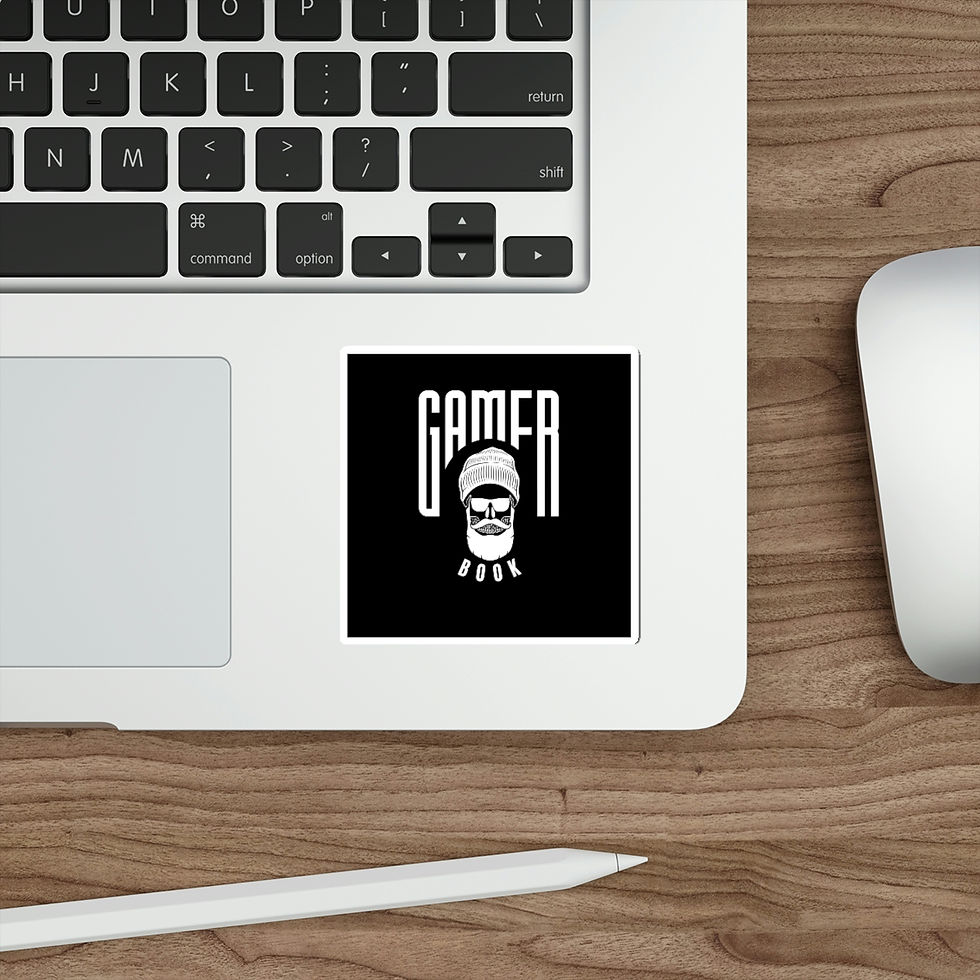 Thumbnail: Book Gamer Beanie Dude: Die-Cut Stickers