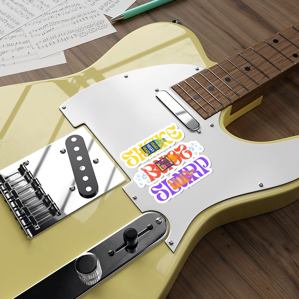 Thumbnail: Shake, Buzz, Slurp: Die-Cut Stickers