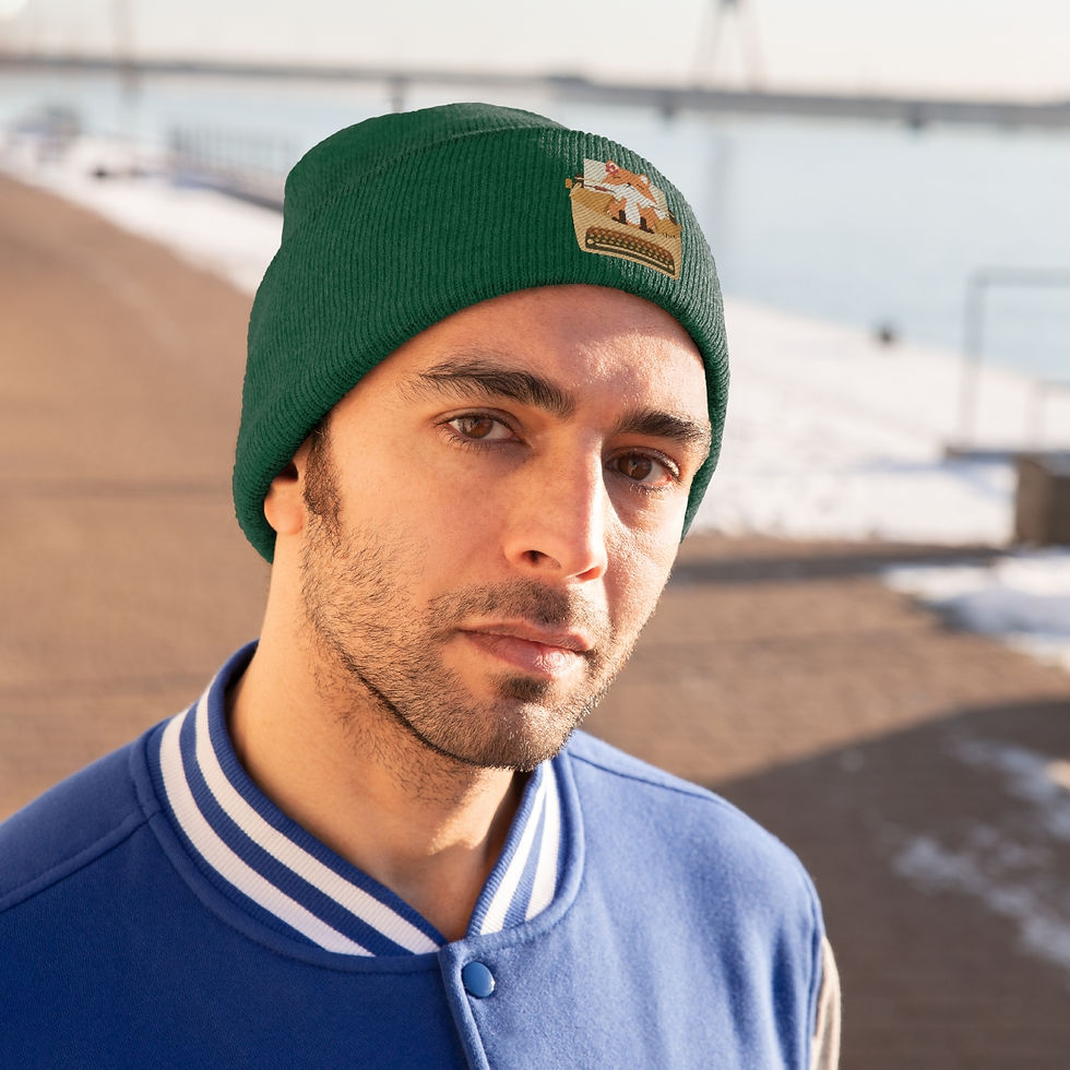 Thumbnail: Writing Buddy Fran: Knit Beanie