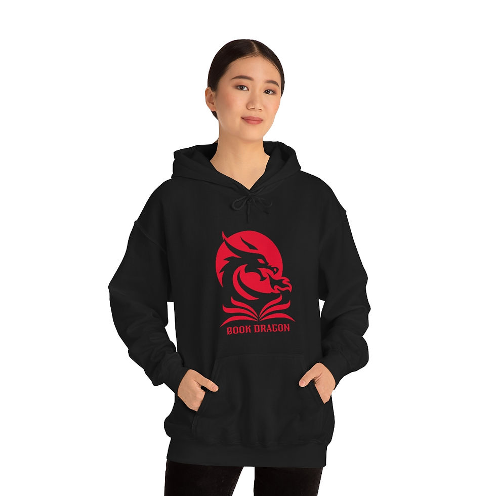 Thumbnail: Book Dragon #1: Unisex Heavy Blend™ Hooded Sweatshirt