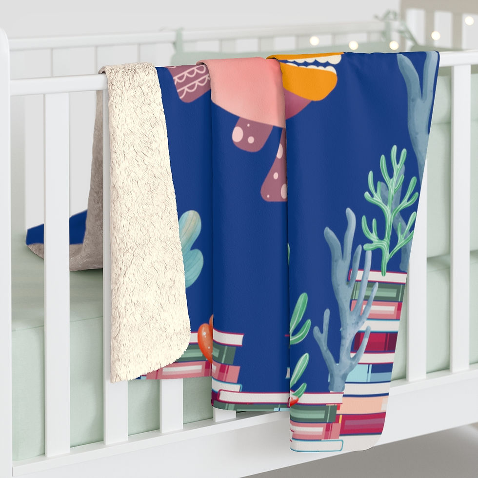 Thumbnail: Crazy Clown Fish #1: High Quality Cozy Fleece Blanket