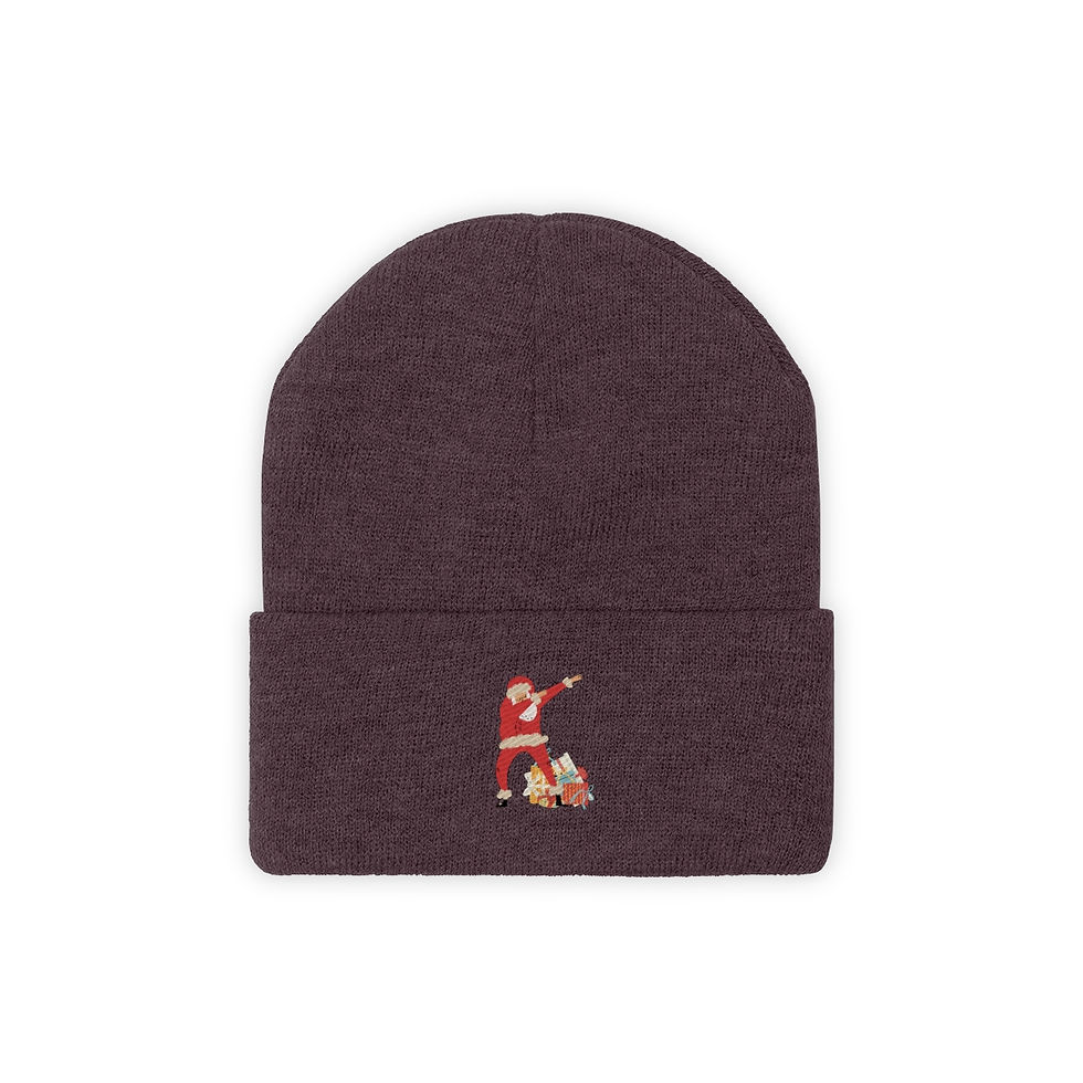 Thumbnail: Santa Dab Presents / Christmas Design: Knit Beanie