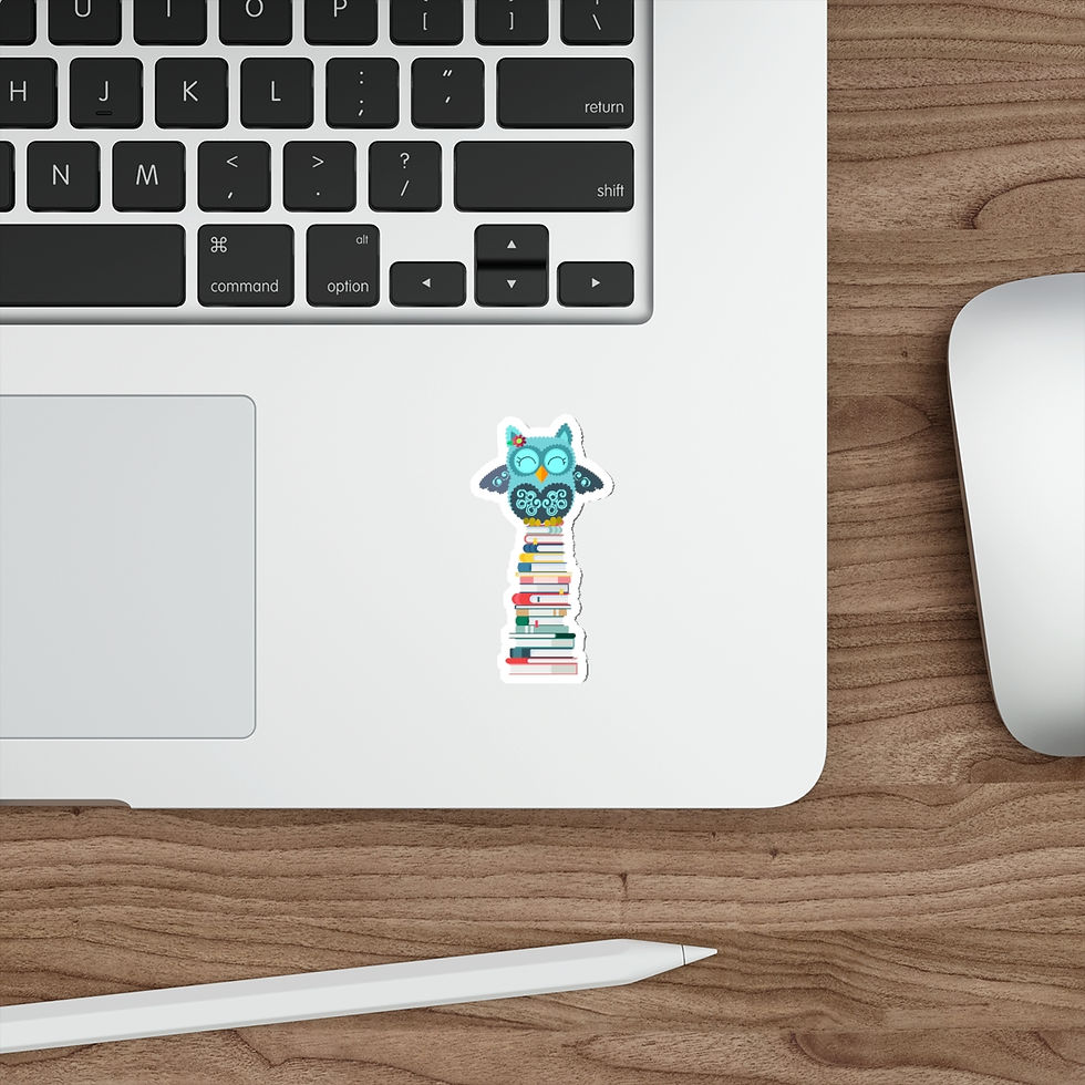 Thumbnail: Fancy Owl Stack #3: Die-Cut Stickers