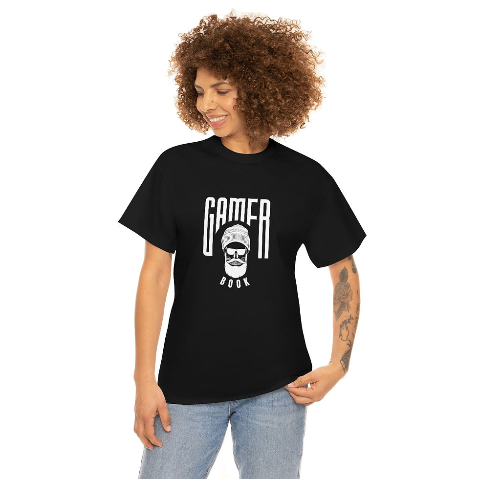 Thumbnail: Book Gamer Beanie Dude: Cotton Tee