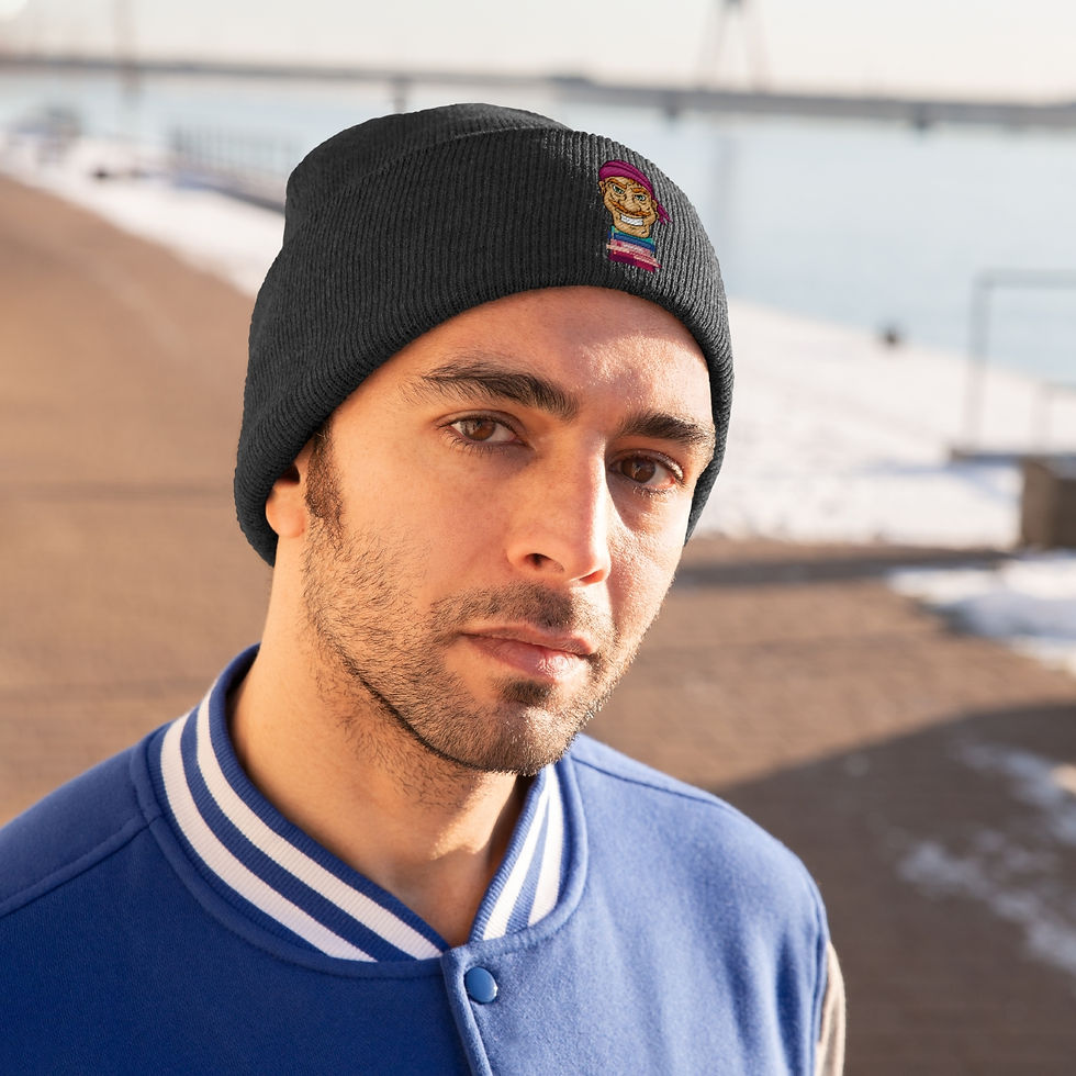 Thumbnail: Pirate #3 Knit Beanie