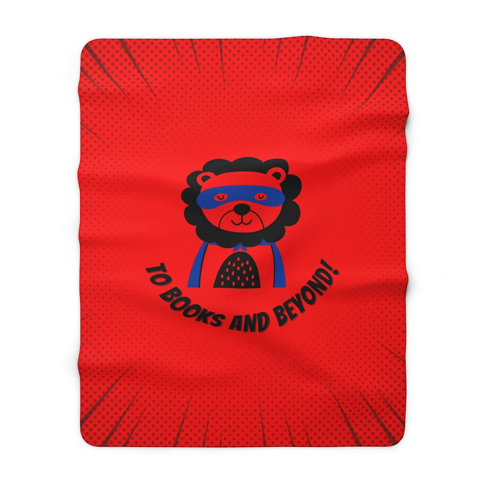 Thumbnail: To Books and Beyond Lion: High Quality Cozy Fleece Blanket