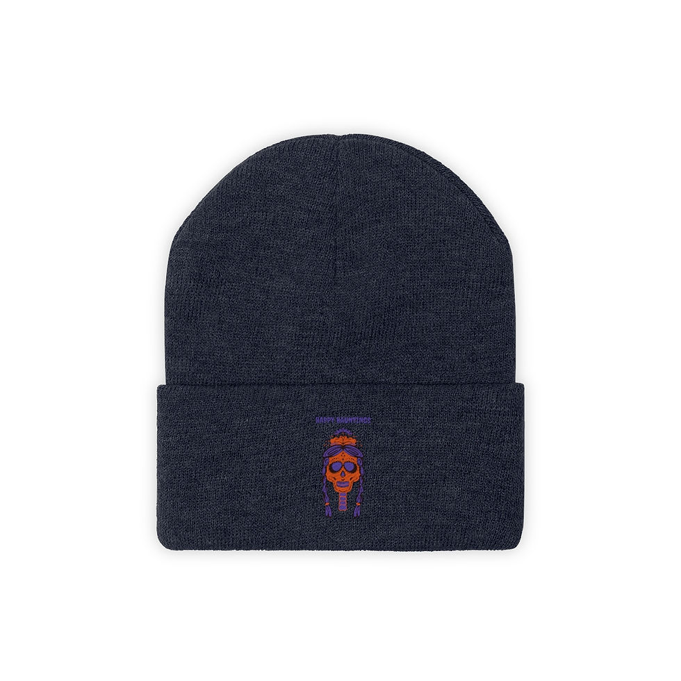 Thumbnail: Happy Hauntings! Knit Beanie