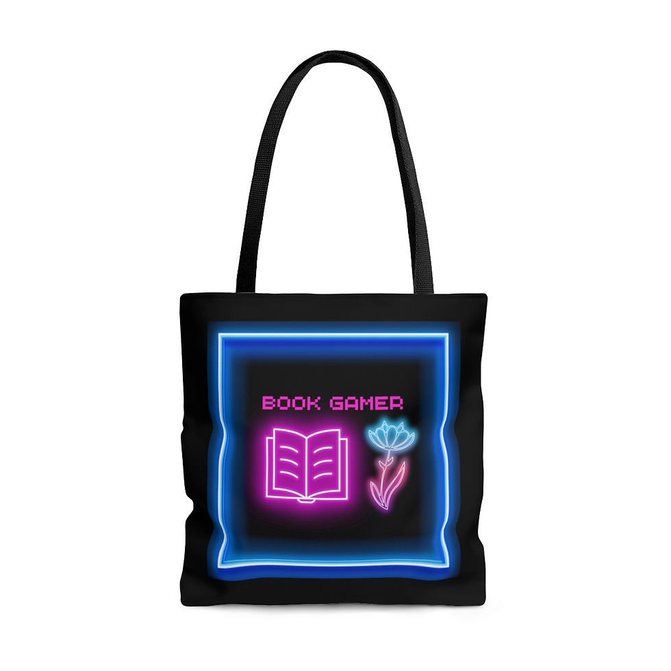 Thumbnail: Book Gamer Pink Rose: Tote Bag