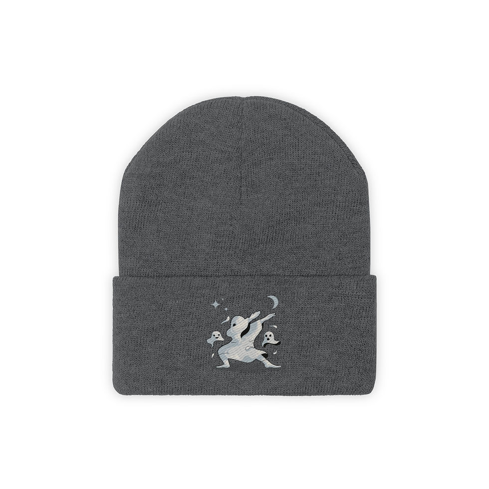 Thumbnail: Ghosts Dabbing At The Moon: Knit Beanie