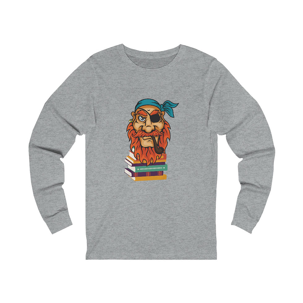 Thumbnail: Pirate #1 Head long sleeve tee