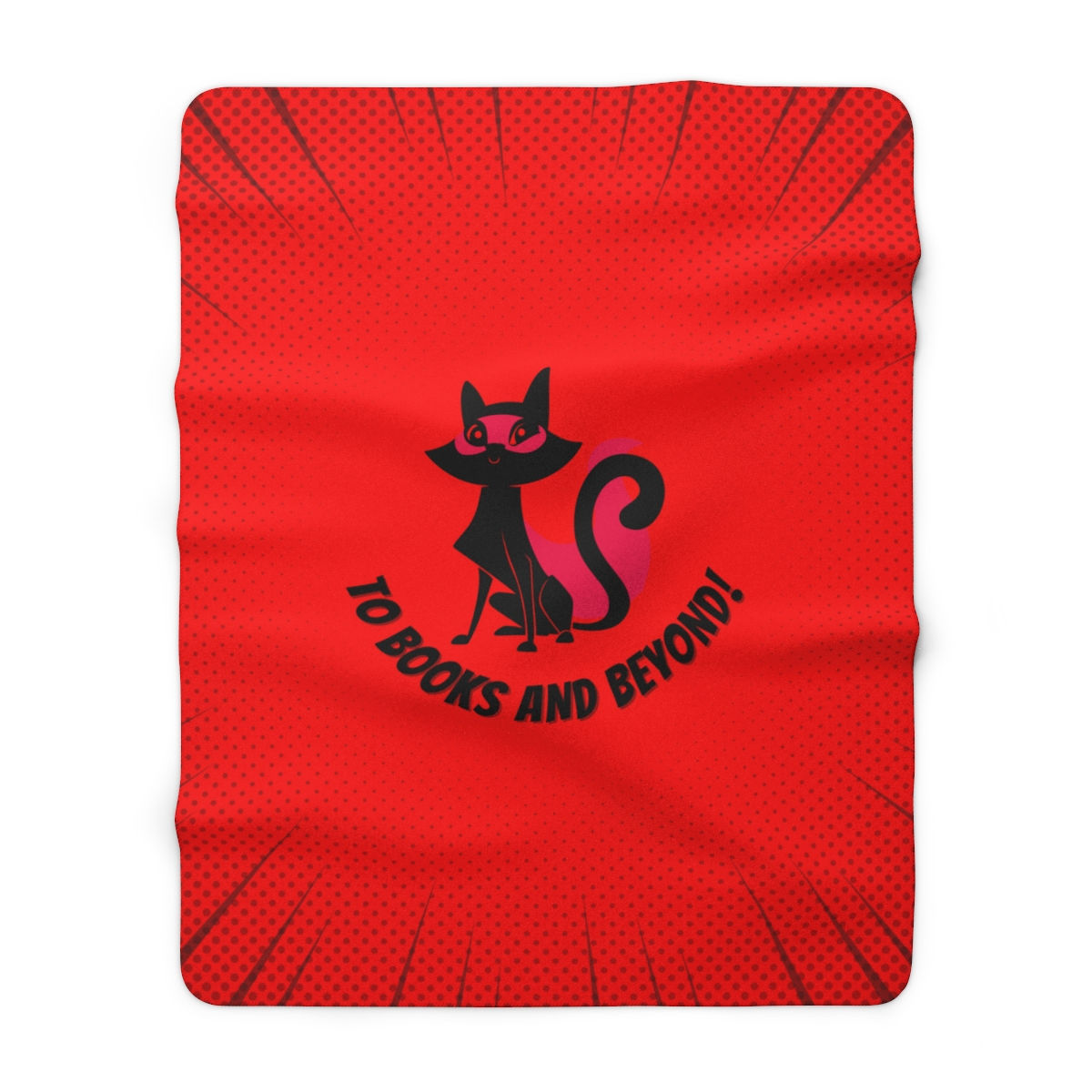To Books and Beyond Cat Spy: High Quality Cozy Fleece Blanket