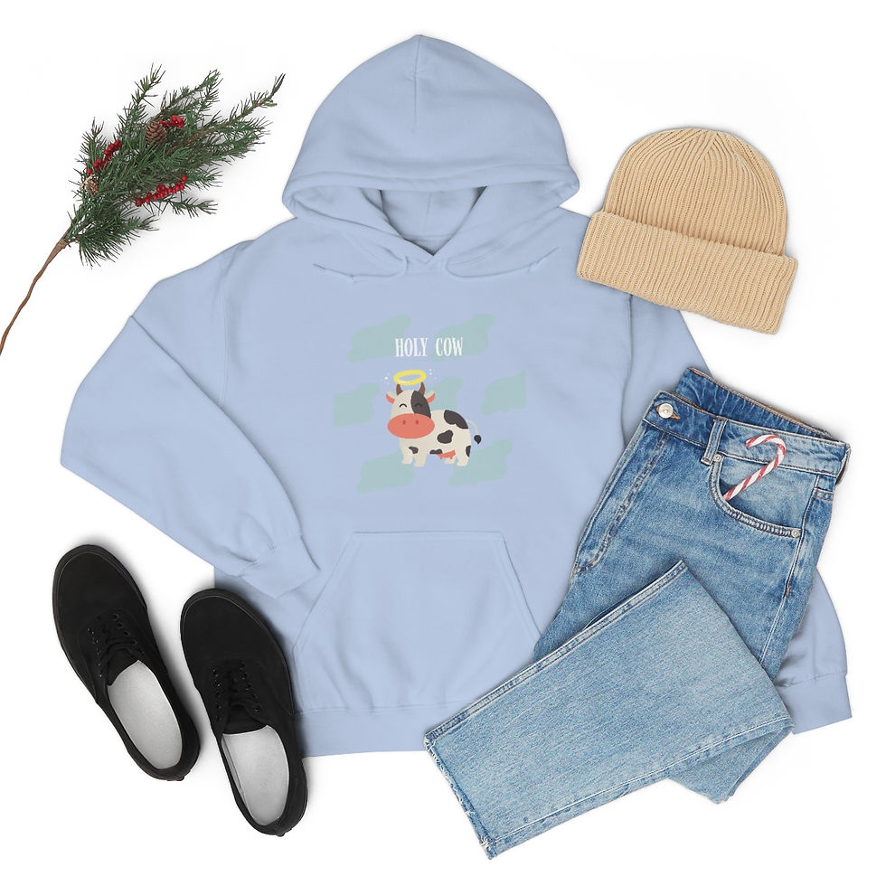 Thumbnail: "Holy Cow!" Camo: Unisex Heavy Blend™ Hooded Sweatshirt