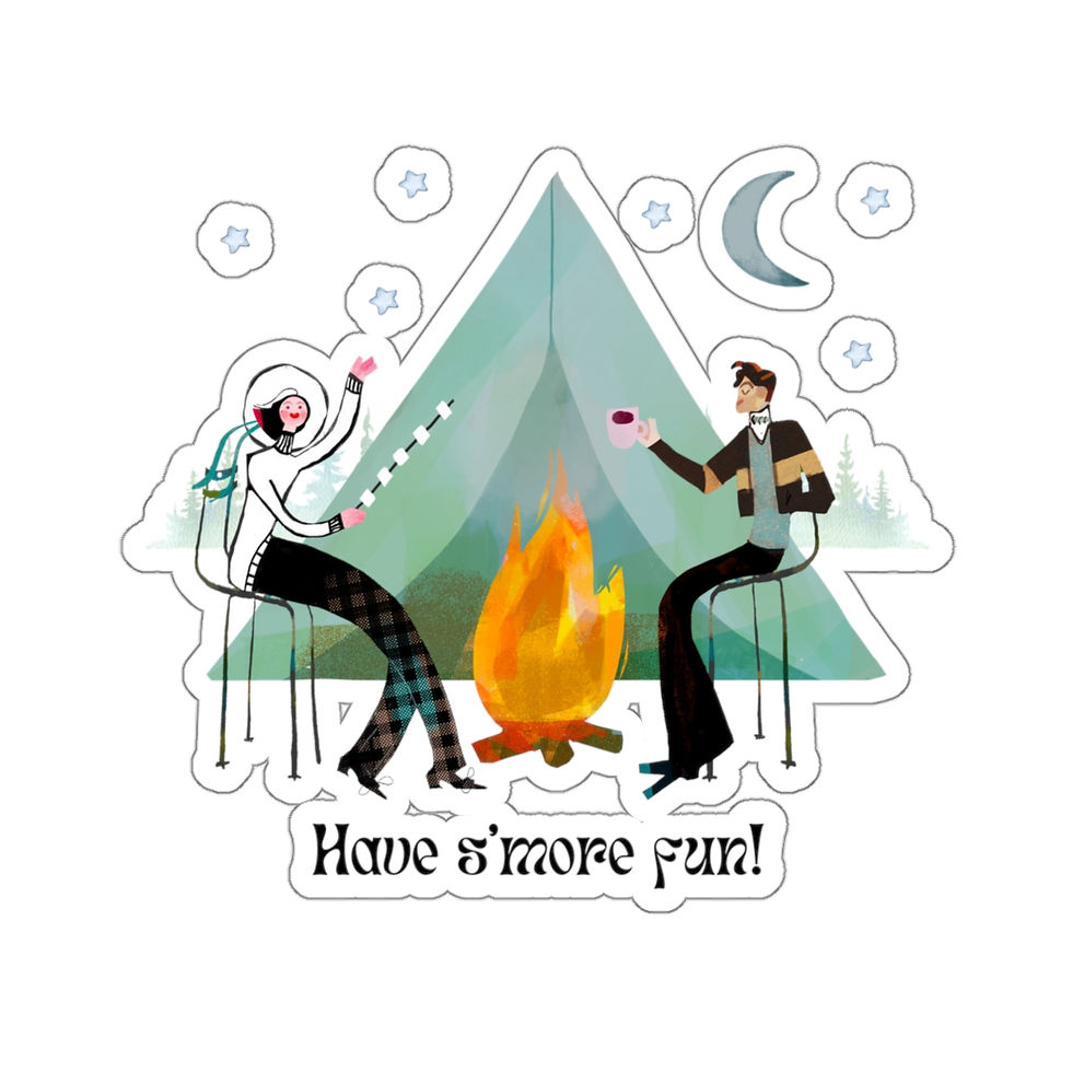 Thumbnail: Have S'more Fun! Die-Cut Stickers