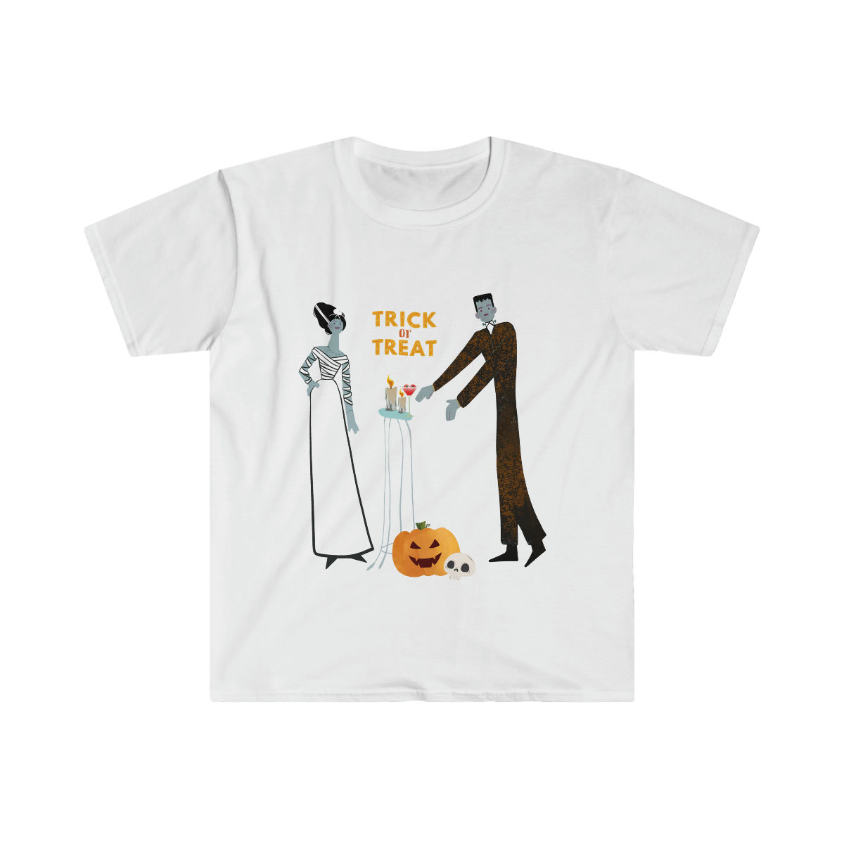 Trick or Treat: Unisex Softstyle T-Shirt