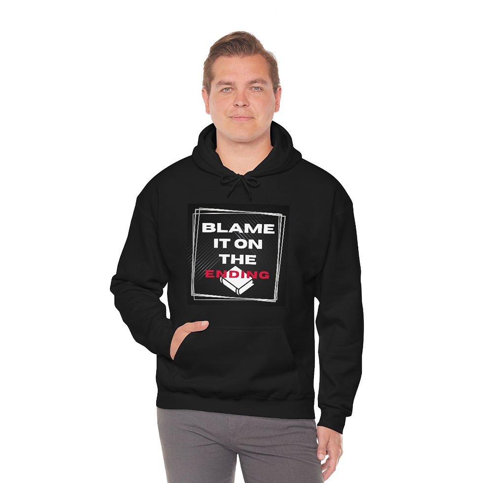 Thumbnail: Blame It On The Ending: Unisex Heavy Blend™ Hooded Sweatshirt