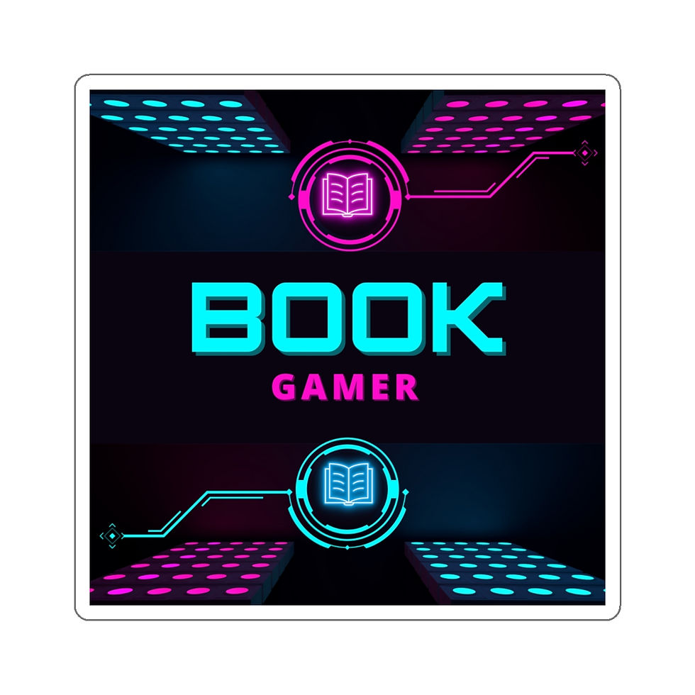 Thumbnail: Book Gamer Pink and Blue Vortex: Die-Cut Stickers