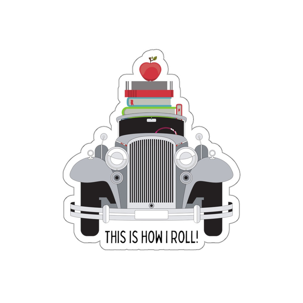 Thumbnail: This is How I Roll: Black /  Die-Cut Stickers