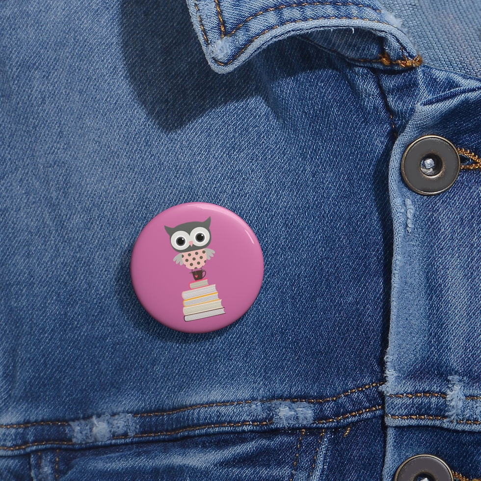 Thumbnail: Owl design #1: Custom Pin Buttons