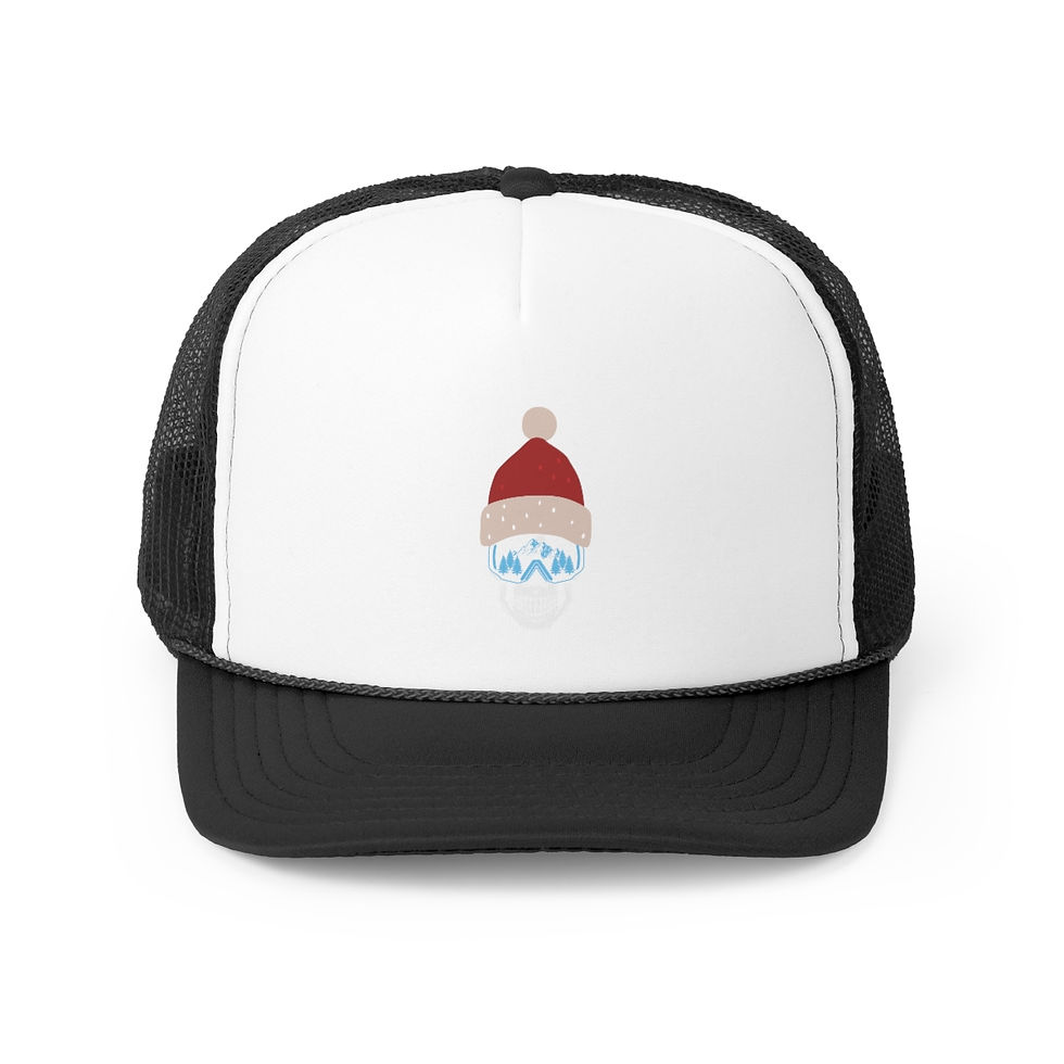 Thumbnail: Ski Skull With Multi-Colored Hat: Trucker Caps