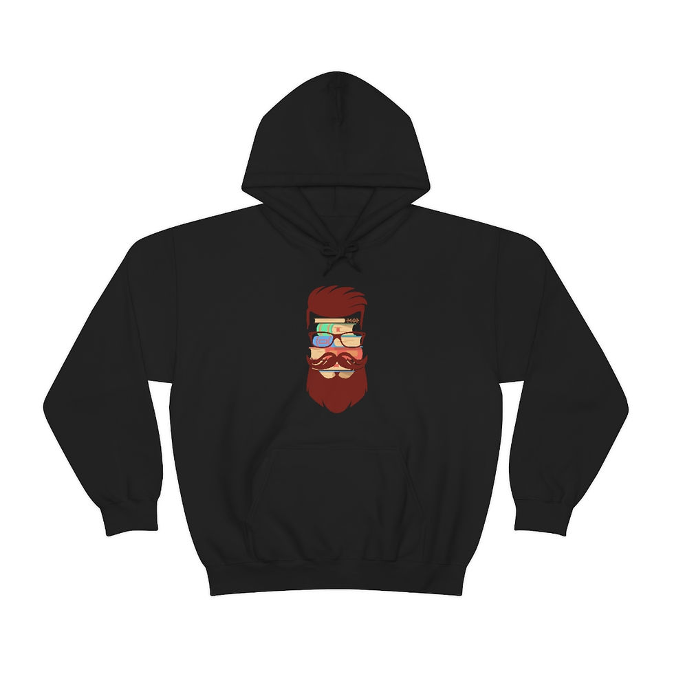 Thumbnail: Brown Noggin' Head: Unisex Heavy Blend™ Hooded Sweatshirt