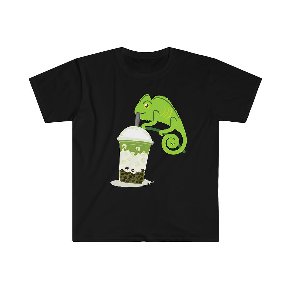 Thumbnail: Lizard Boba Unisex Softstyle T-Shirt