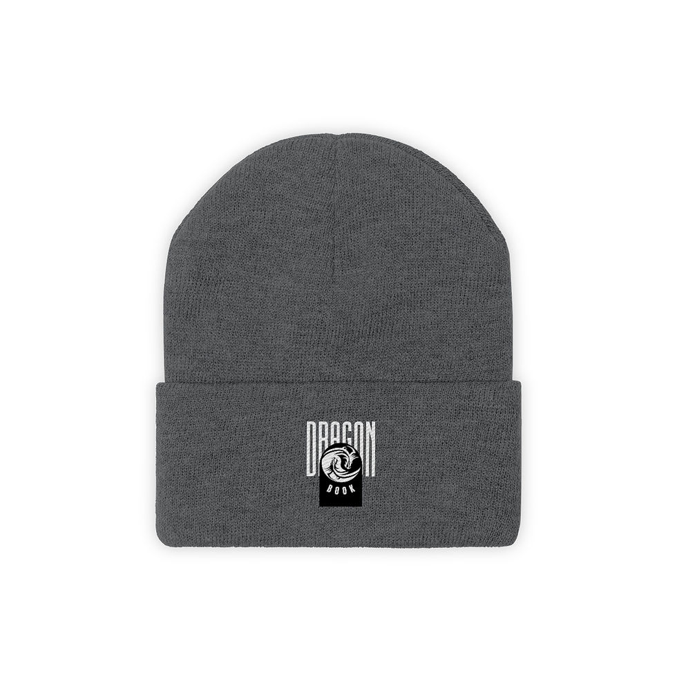 Thumbnail: Book Dragon Circle #1 Knit Beanie