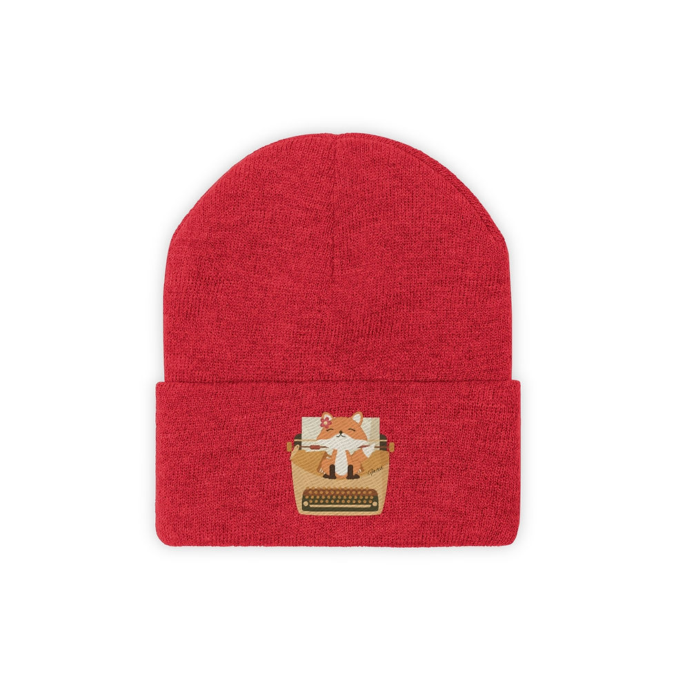 Thumbnail: Writing Buddy Fran: Knit Beanie