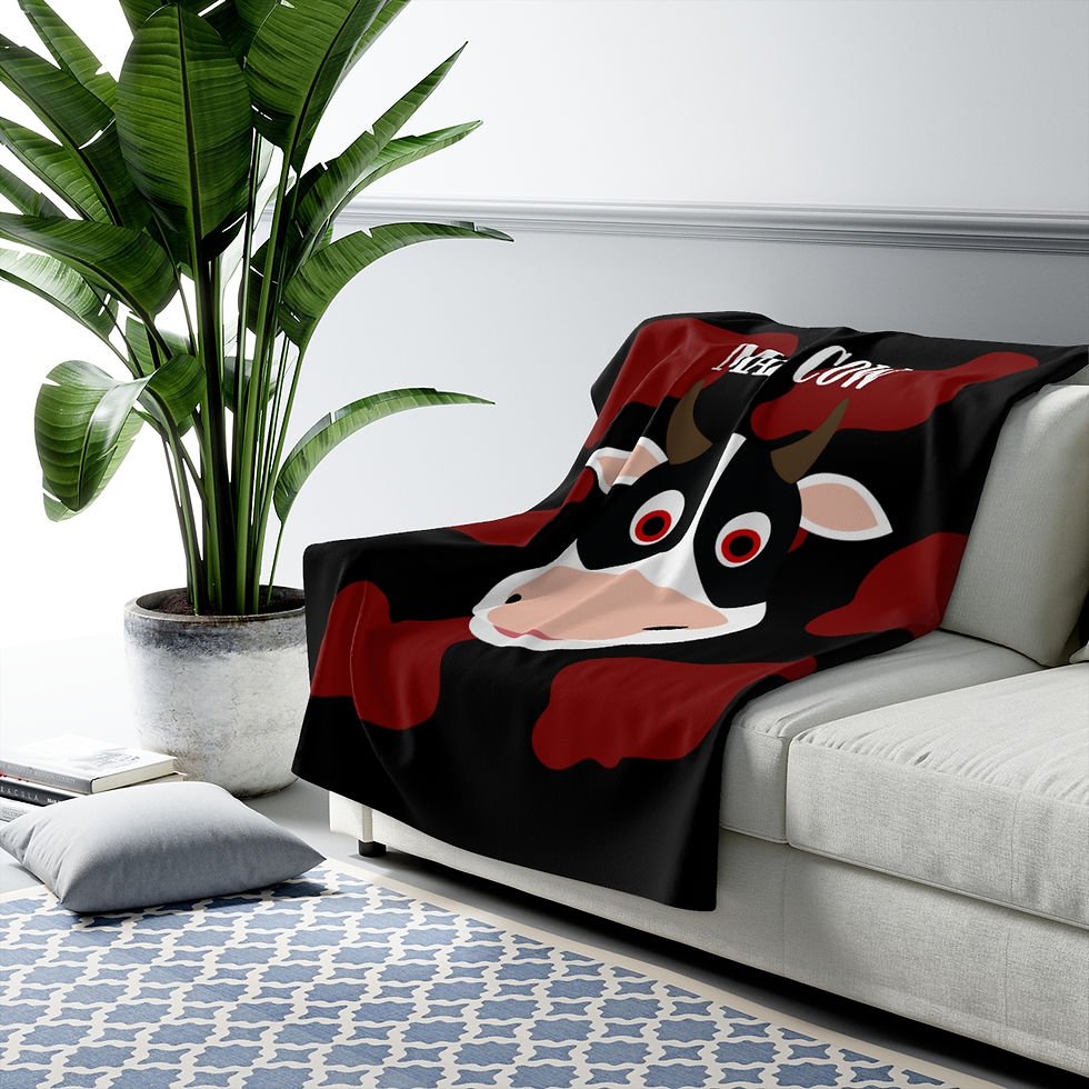 Thumbnail: Mad Cow: High Quality Cozy Fleece Blanket