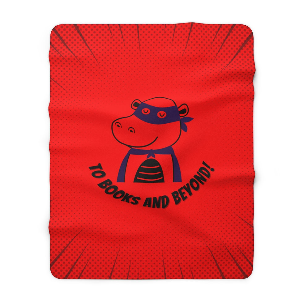 Thumbnail: To Books and Beyond Aligator: High Quality Cozy Fleece Blanket