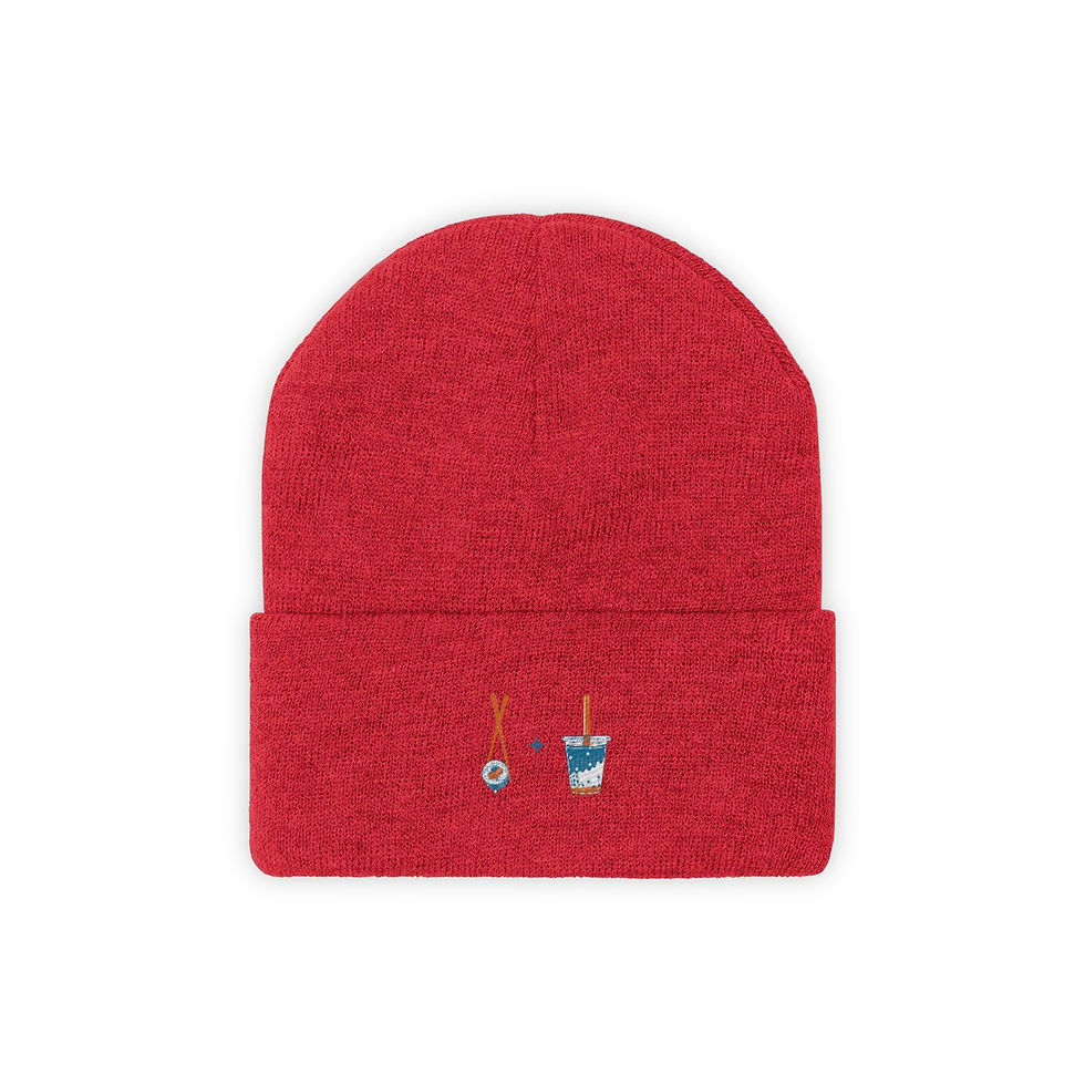 Thumbnail: Sushi and Boba: Knit Beanie