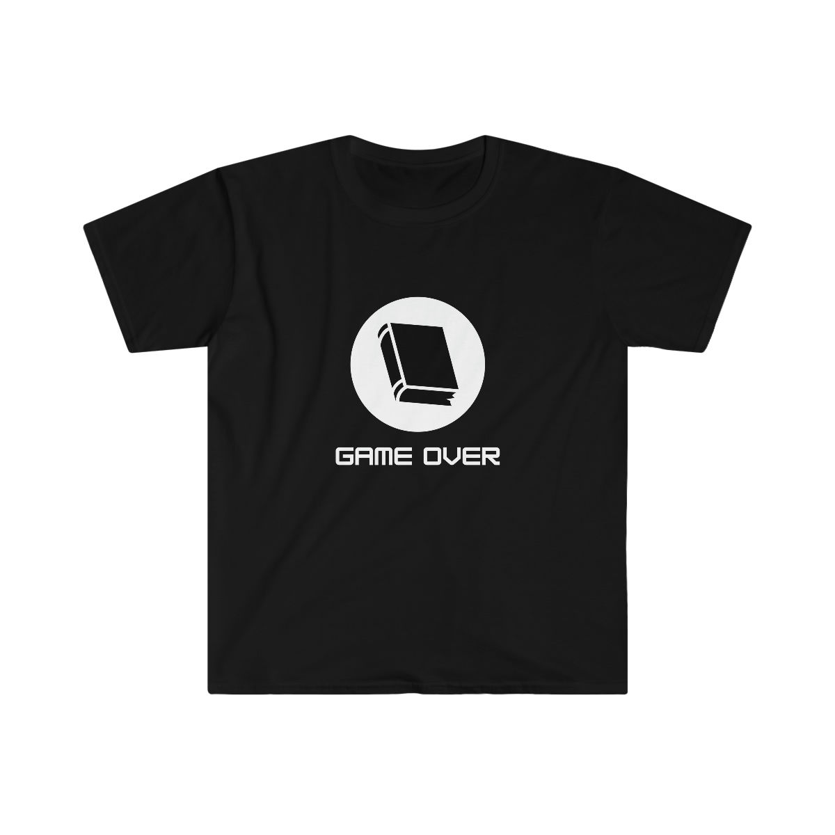 Copy of Game Over, All Black: Unisex Softstyle T-Shirt
