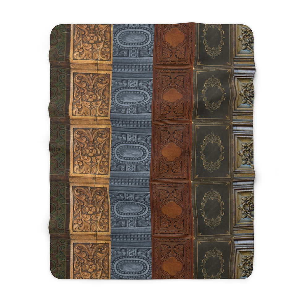 Thumbnail: "I'm Booked" Pattern: High Quality Cozy Fleece Blanket