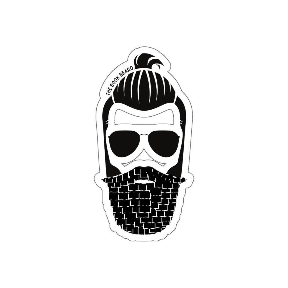 Thumbnail: Book Beard: Silver Fox: Die-Cut Stickers