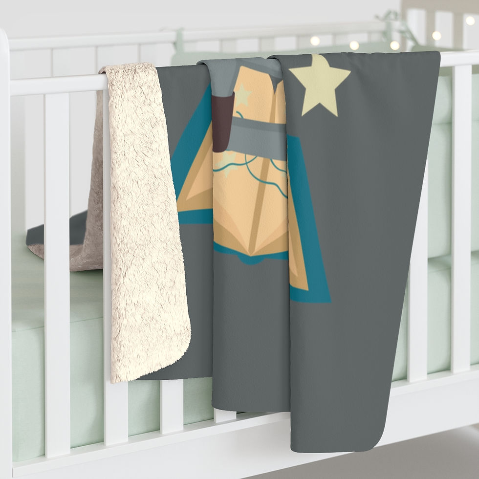 Thumbnail: Gray the Grouch / Umbrella: Cozy Fleece Blanket