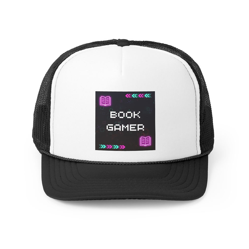 Thumbnail: Book Gamer, Pink Designs: Trucker Caps