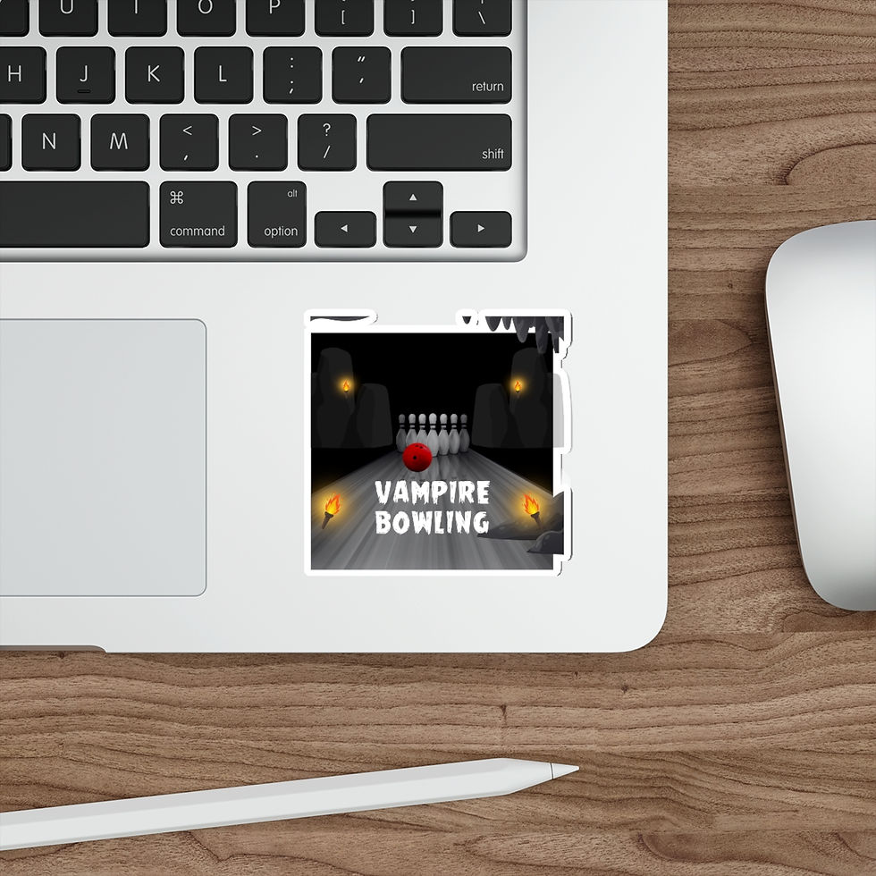 Thumbnail: Vampire Bowling Alley: Die-Cut Stickers