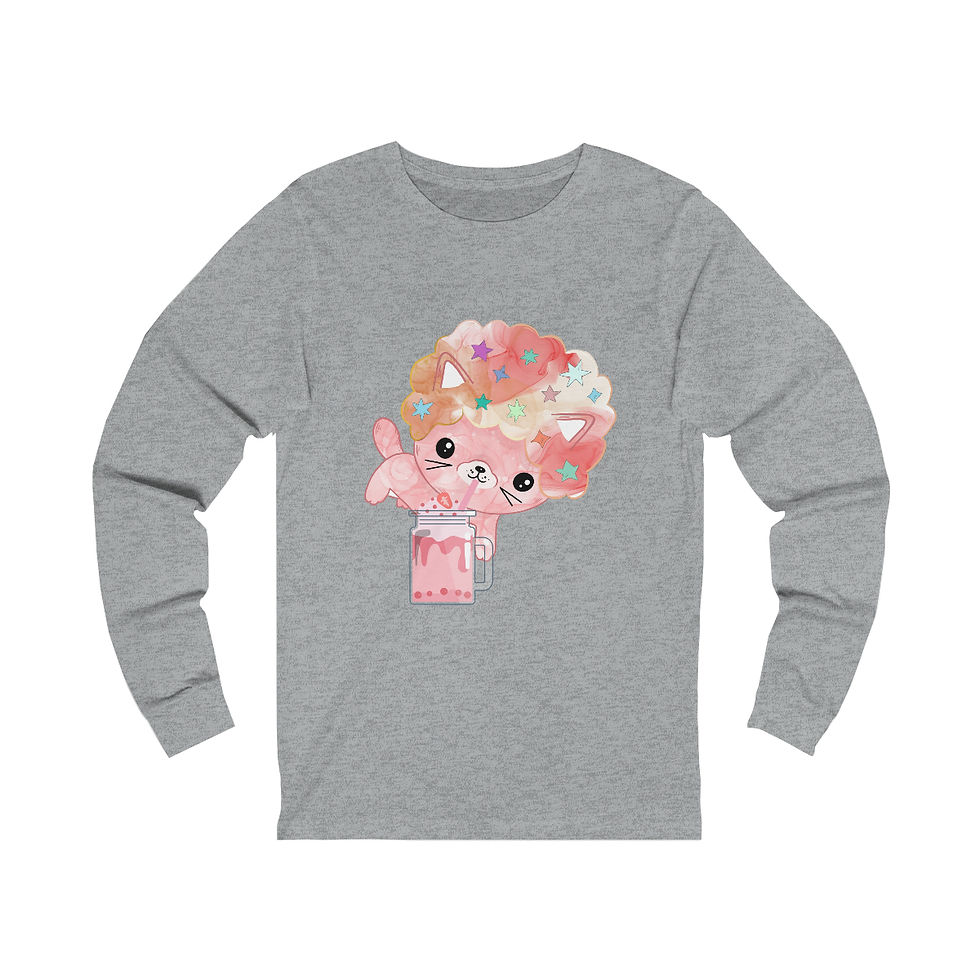 Thumbnail: PInkie flyer boba long sleeve tee