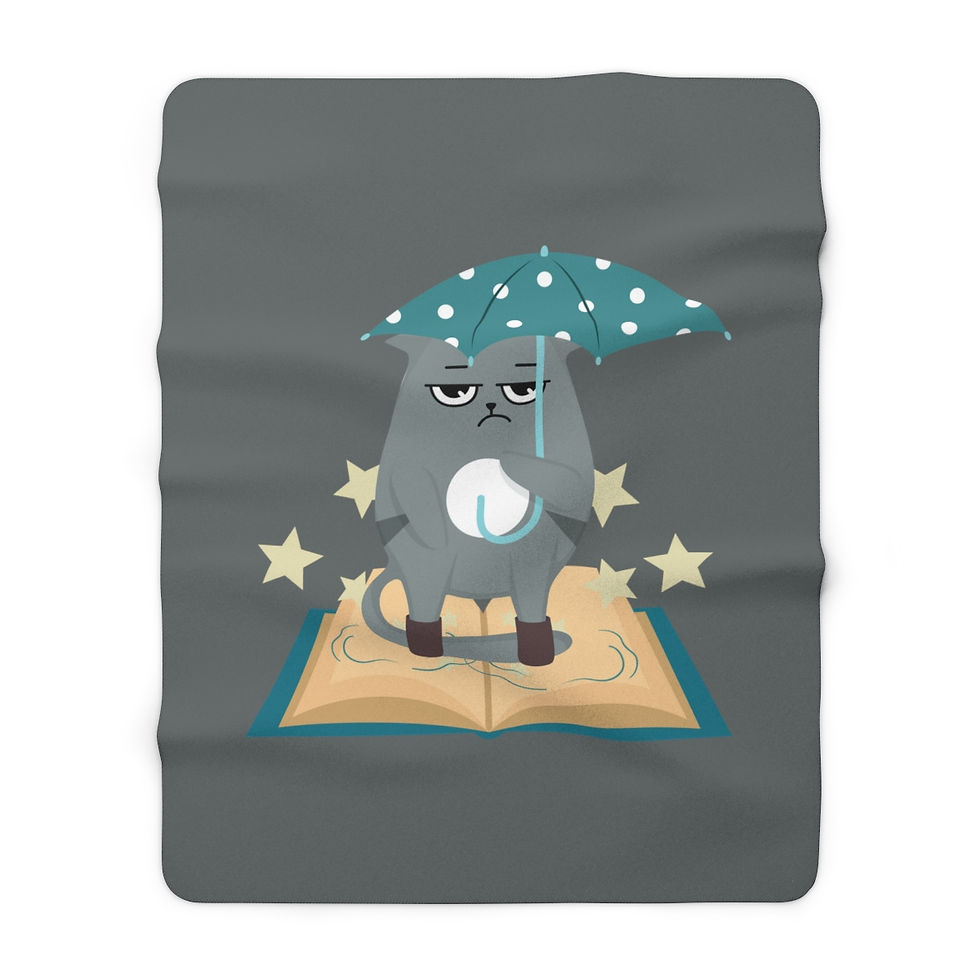 Thumbnail: Gray the Grouch / Umbrella: Cozy Fleece Blanket