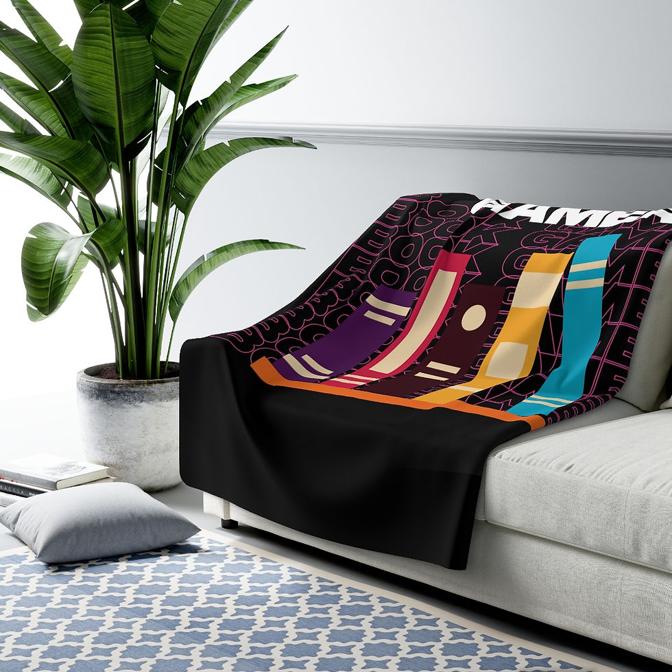 Thumbnail:  Book Gamer Side Stack: High Quality Cozy Fleece Blanket