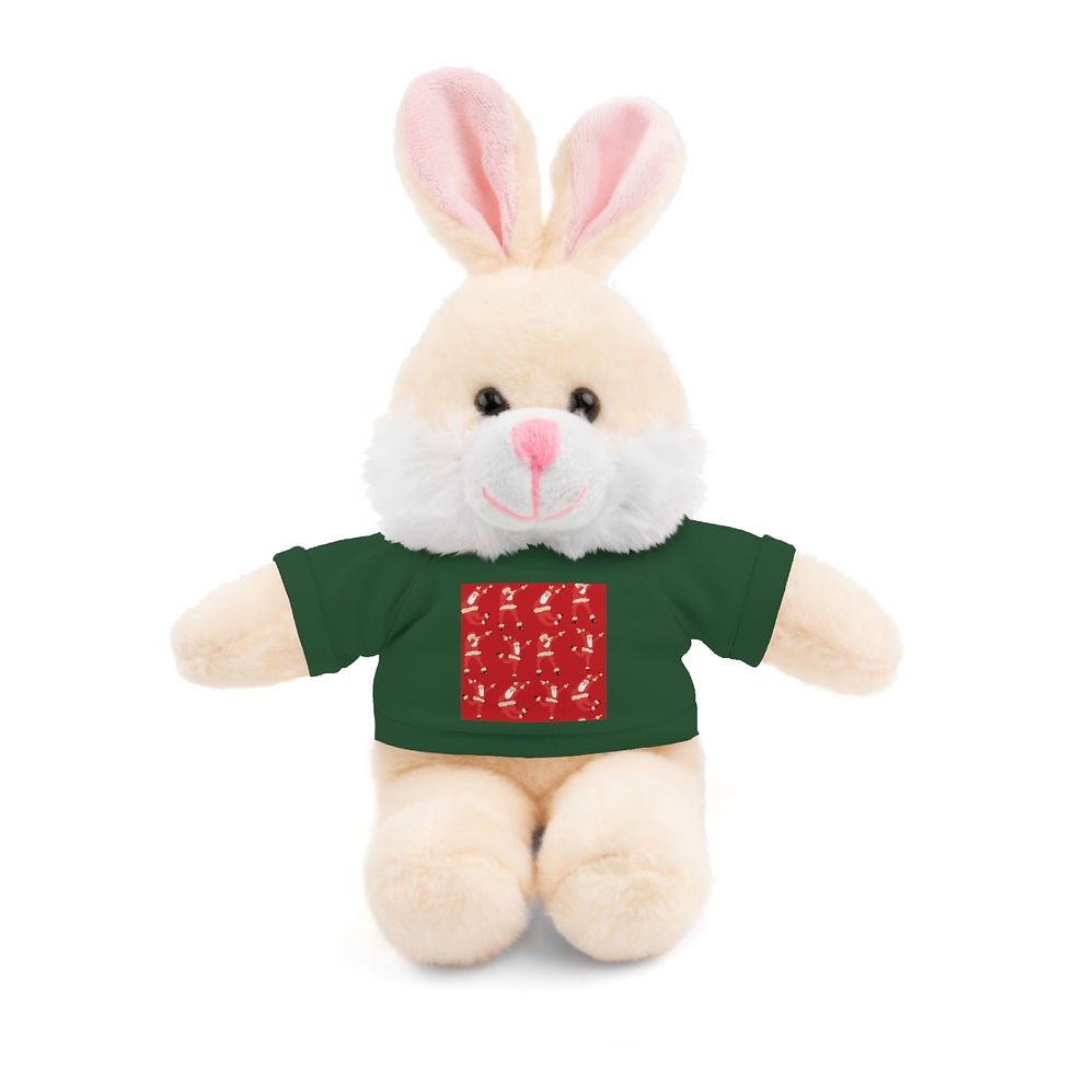 Thumbnail: Red Flip Dee Doo Santa Design: Stuffed Animals with Tee