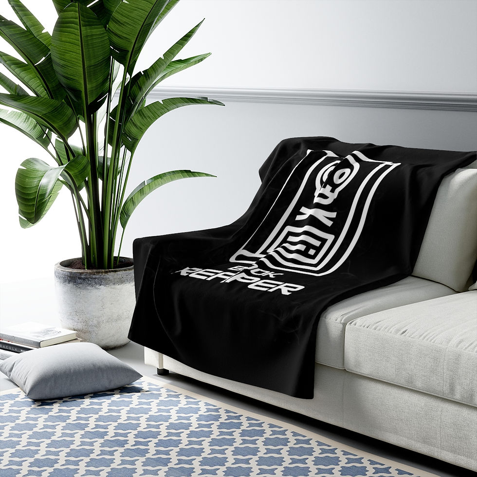 Thumbnail: The Book Reaper: High Quality Cozy Fleece Blanket