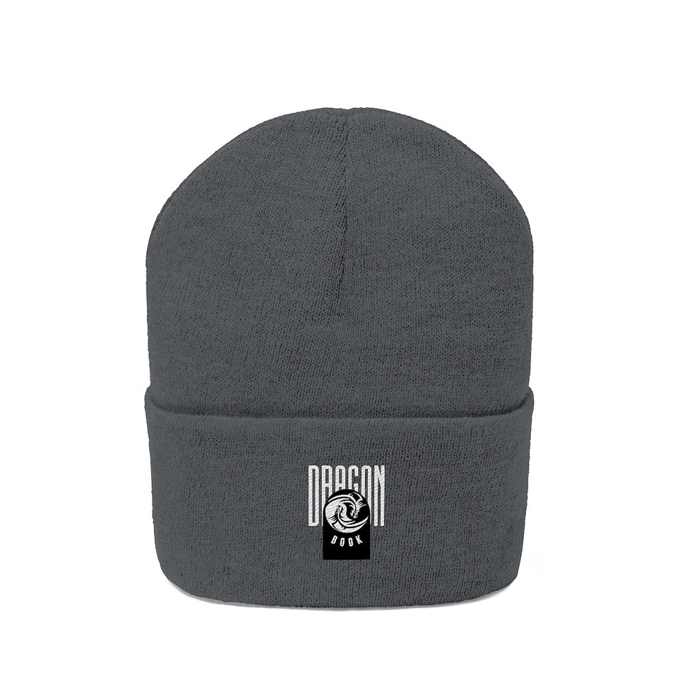 Thumbnail: Book Dragon Circle #1 Knit Beanie