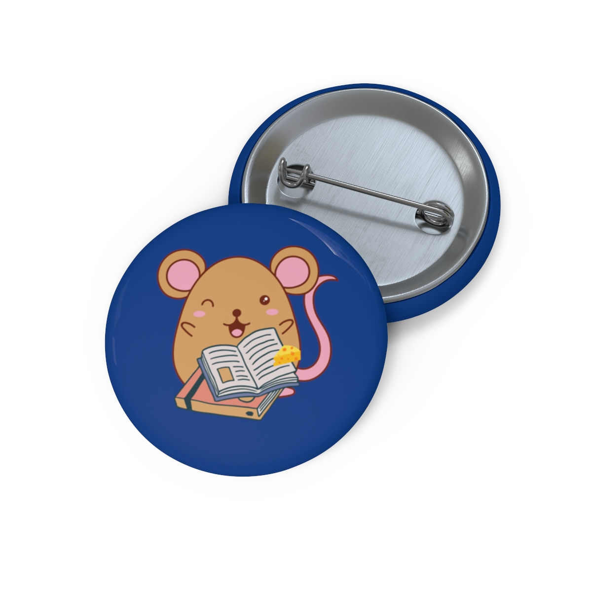 Books and Mouse: Custom Pin Buttons