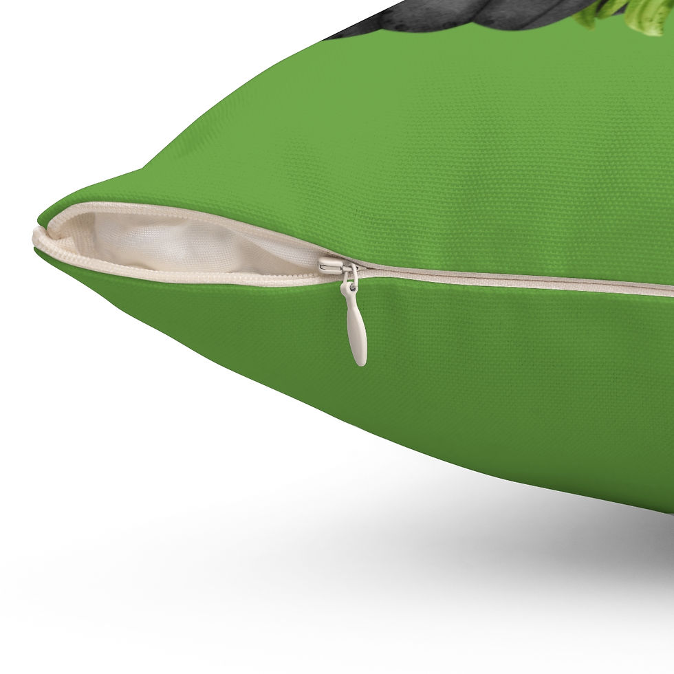 Thumbnail: Gnome: Happy Halloween! Spun Polyester Square Pillow
