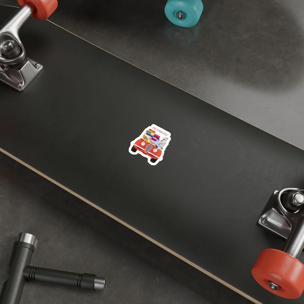 Thumbnail: This is How I Roll: Red / Die-Cut Stickers